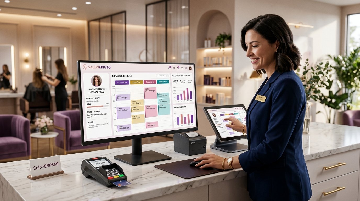 SalonERP360 Workstation Console